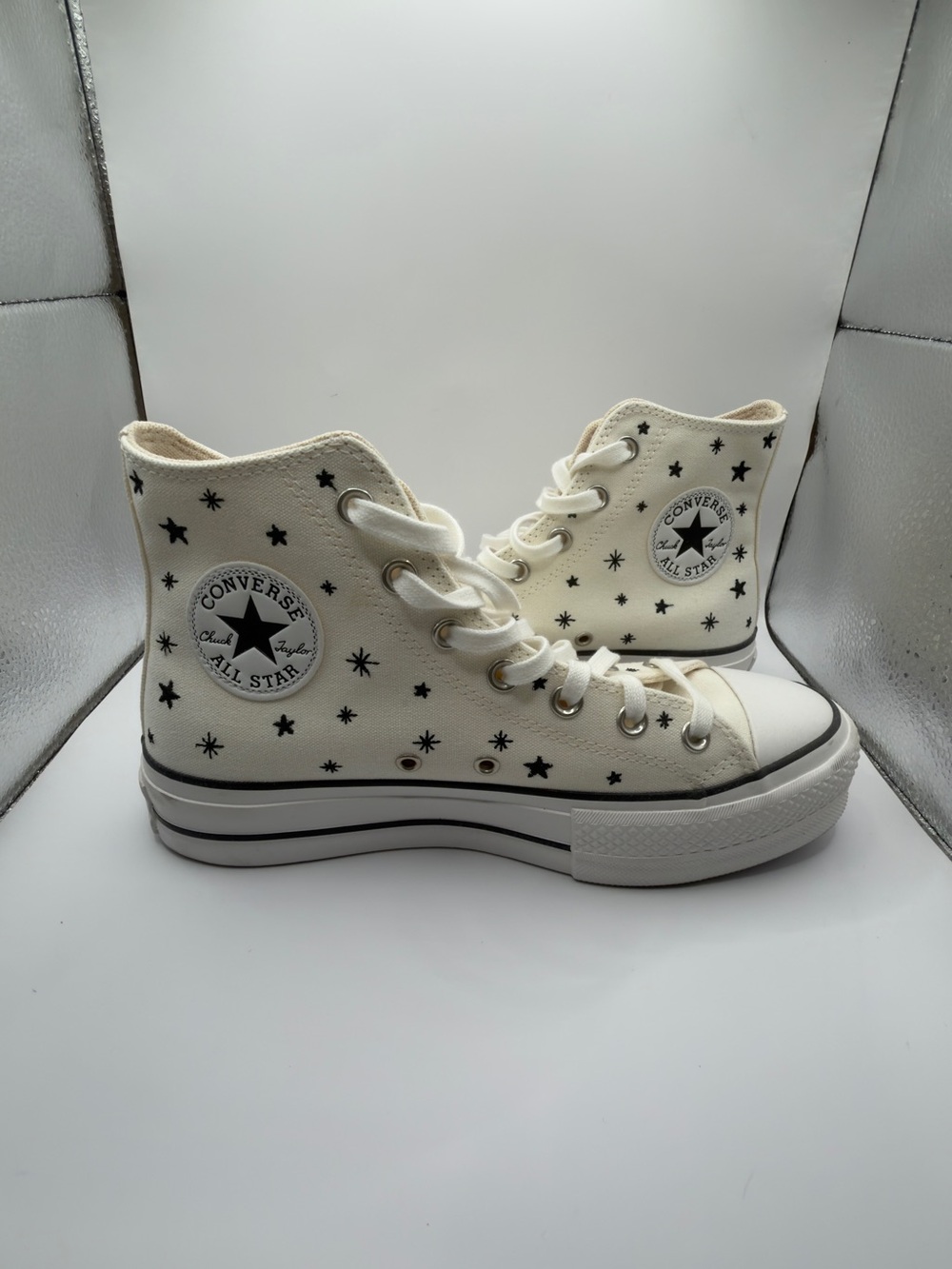 Converse Chuck Taylor All Star Lift Crystal Energy Platform High Top Women’s 8.5